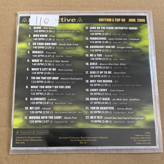 Various - Radioactive Rhythm & Top 40 June 2006 (CD, Comp, Promo)