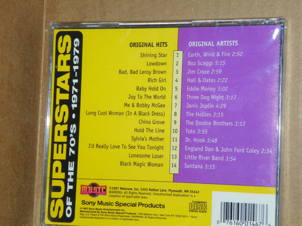Various : Superstars of the 70's: 1971-1979 (CD, Comp)