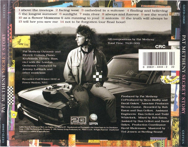 Pat Metheny : Secret Story (CD, Album, Club)