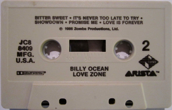 Billy Ocean : Love Zone (Cass, Album, Mat)