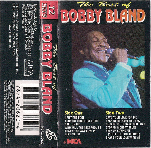 Bobby Bland : The Best Of Bobby Bland (Cass, Comp)
