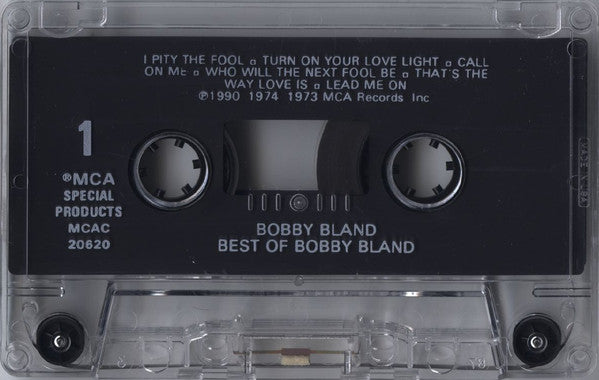 Bobby Bland : The Best Of Bobby Bland (Cass, Comp)