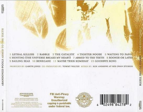 Abandoned Pools : Armed To The Teeth (CD, Album, Copy Prot.)