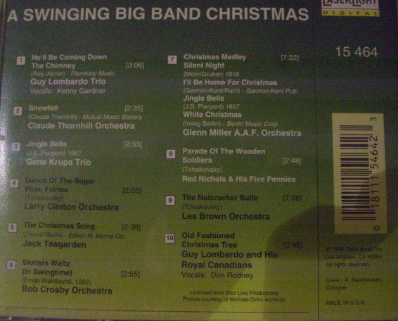 Various : A Swinging Big Band Christmas (CD, Comp)