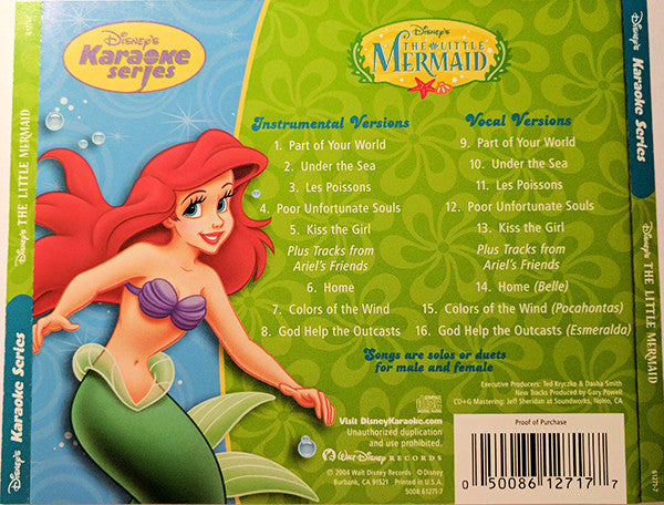 Various : The Little Mermaid (CD+G)