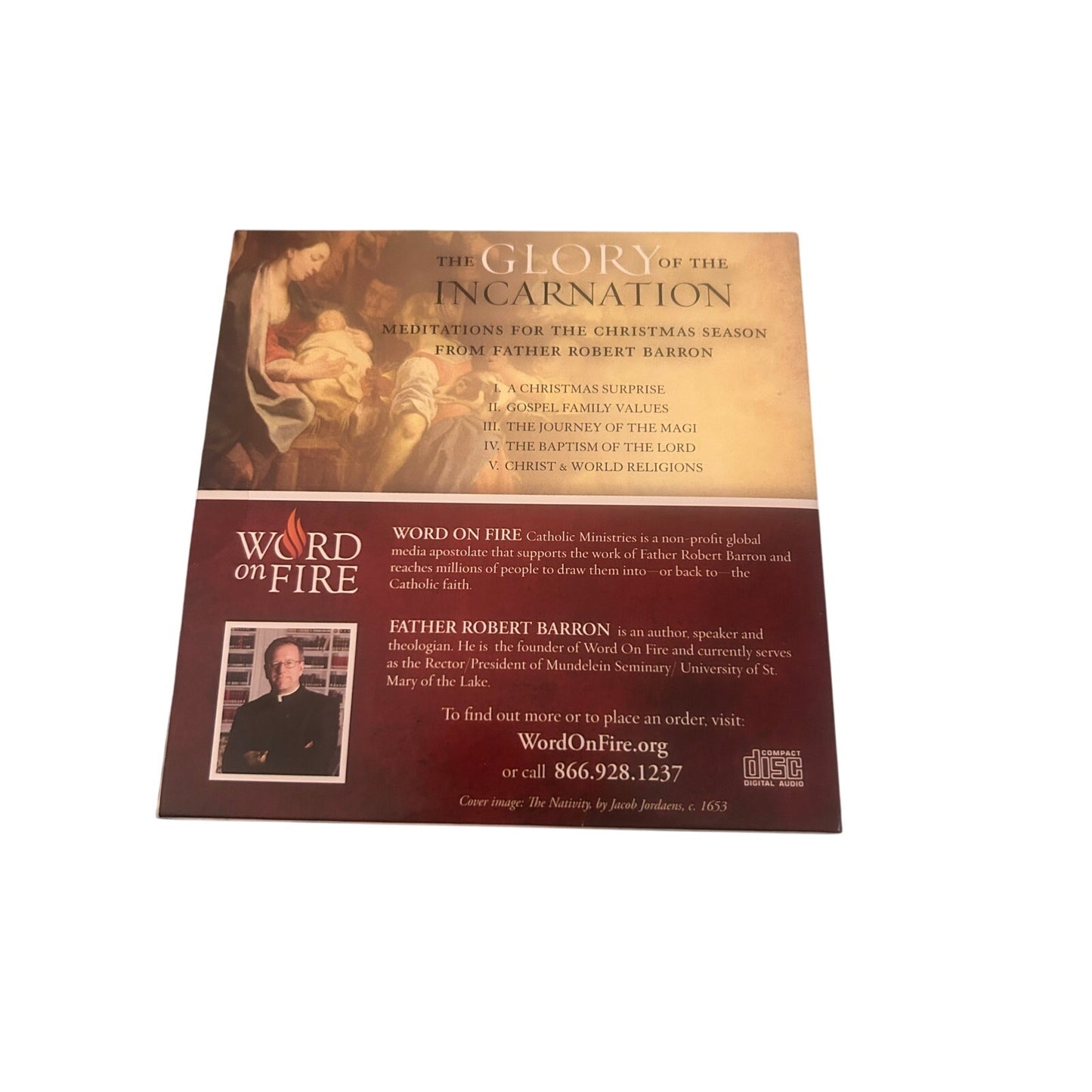 Father Robert Barron - The Glory Of The Incarnation: Meditations For The Christmas Season [CD]