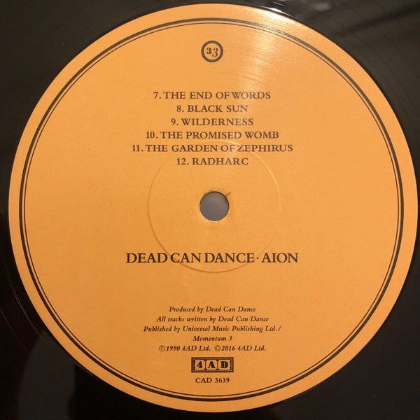 Dead Can Dance : Aion (LP, Album, RE)