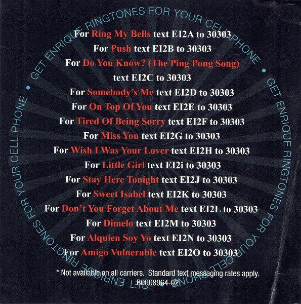 Enrique Iglesias : Insomniac (CD, Album)