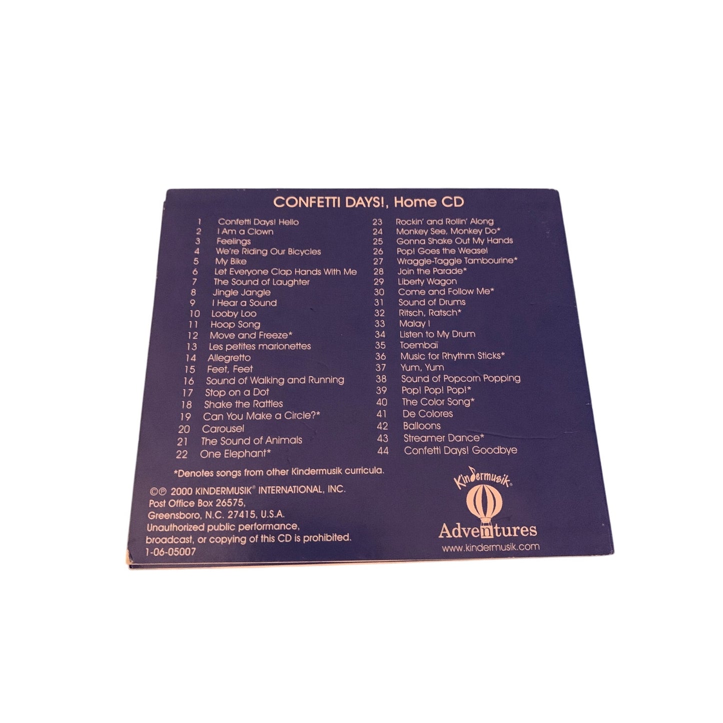 Unknown Artist - Confetti Day’s!, Home [CD]