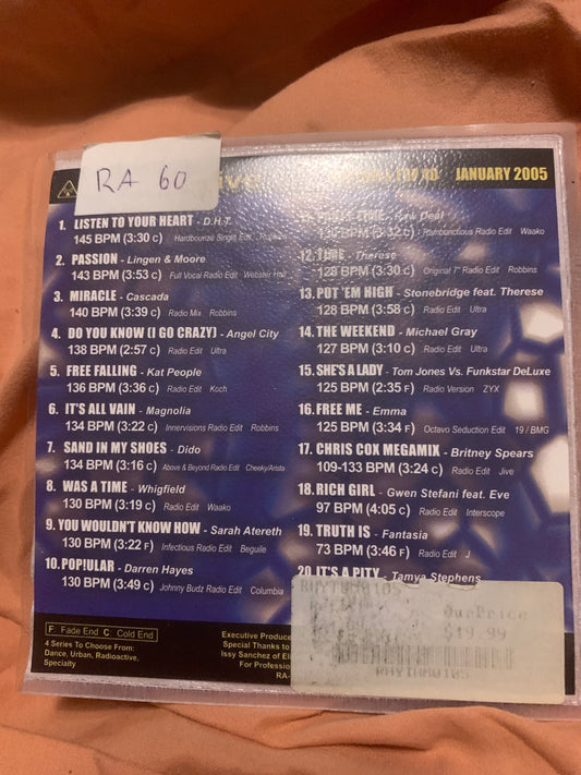 Various - Radioactive Rhythm & Top 40 January 2005 (CD, Comp, Promo)