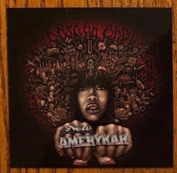 Magnet: Erykah Badu – New Amerykah: Part One (4th World War) [Miniature LP Cover Magnet]