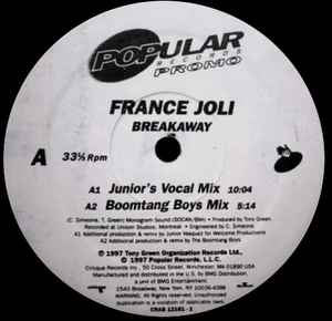 France Joli ‎– Breakaway [12]