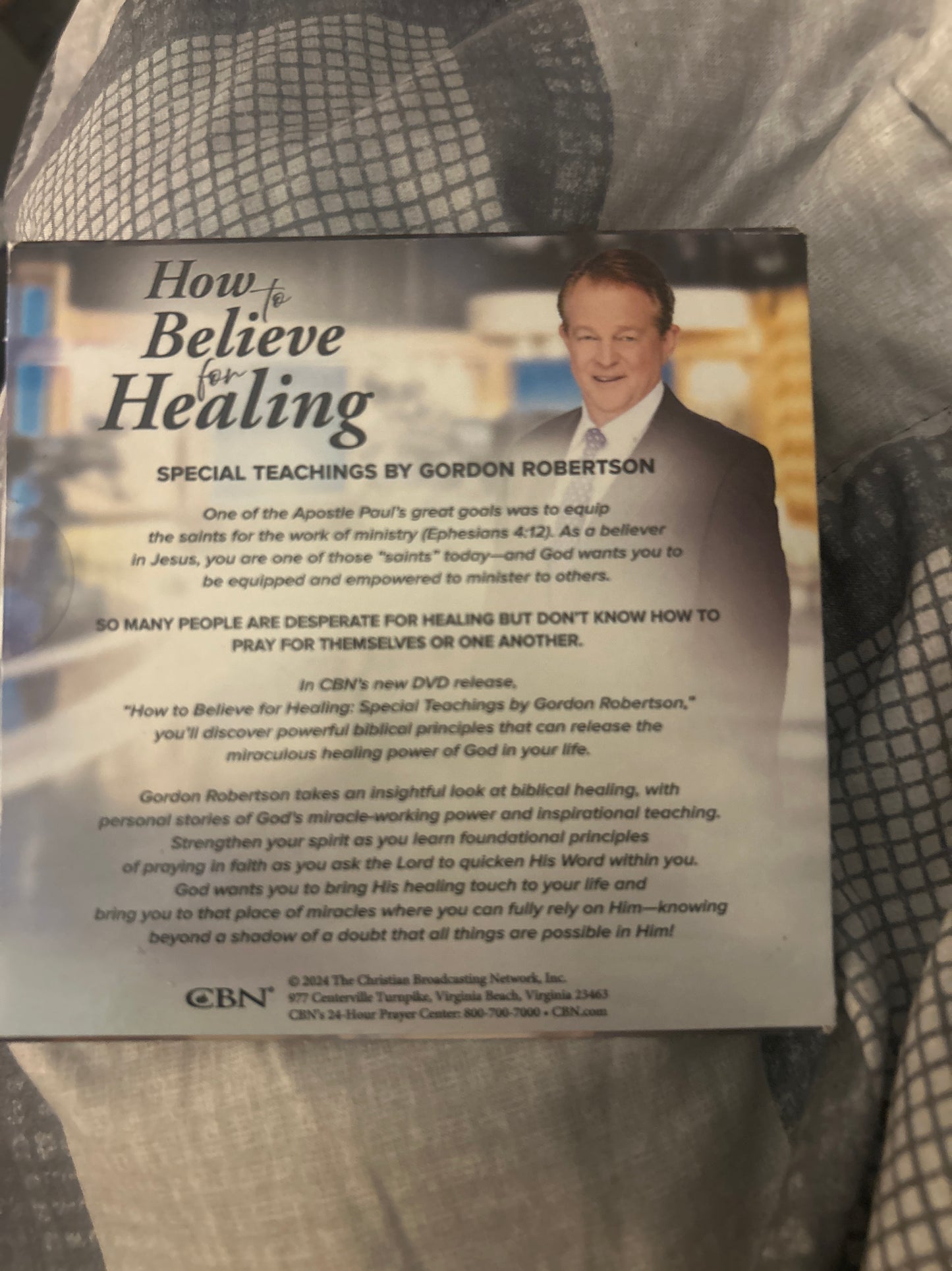 Gordon Robertson - How To Believe For Healing (CD)
