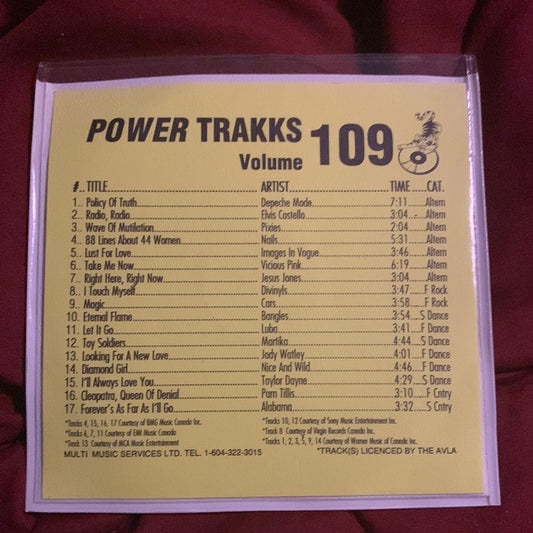 Various - Power Trakks Volume 109