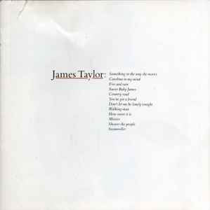 James Taylor ‎– Greatest Hits [CD]