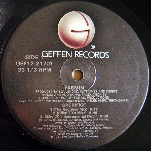 Yasmin (2) - Sacrifice (12") - Discogs image 3