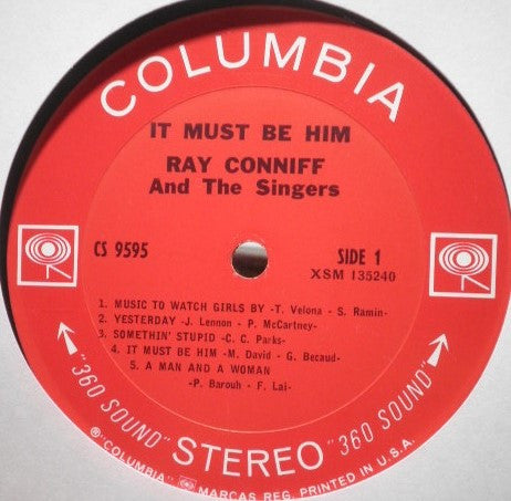 Ray Conniff And The Singers - It Must Be Him (LP) - Discogs image 3