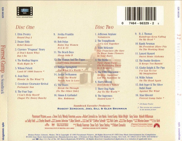 Various - Forrest Gump (The Soundtrack) (2xCD) - Discogs image 4