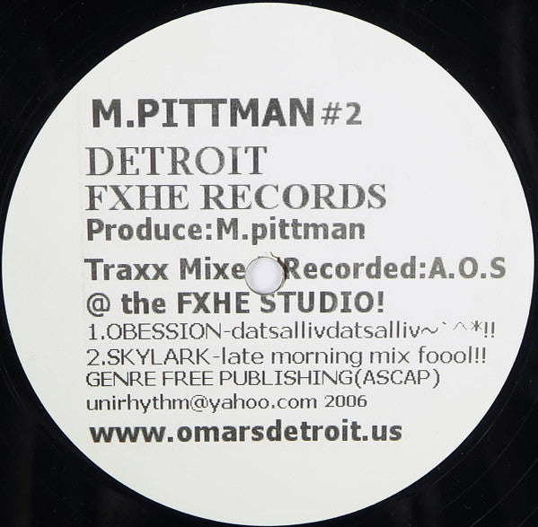 Marcellus Pittman - M.Pittman #2 (12")