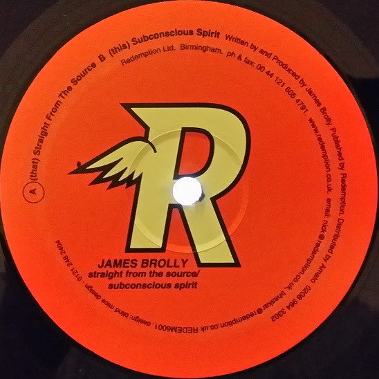 James Brolly - Straight From The Source (12")