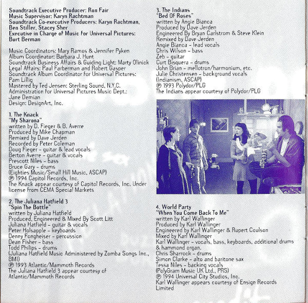 Various - Reality Bites (Original Motion Picture Soundtrack) (CD) - Discogs image 7