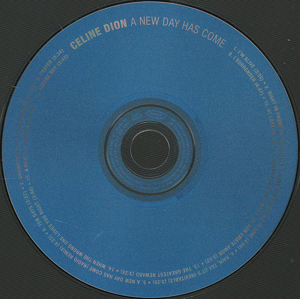 Céline Dion - A New Day Has Come (CD) - Discogs image 3