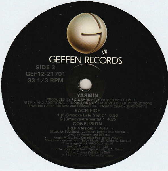 Yasmin (2) - Sacrifice (12") - Discogs image 4