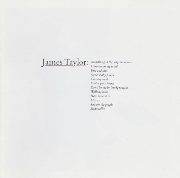 James Taylor (2) - Greatest Hits (CD) - Discogs image 5