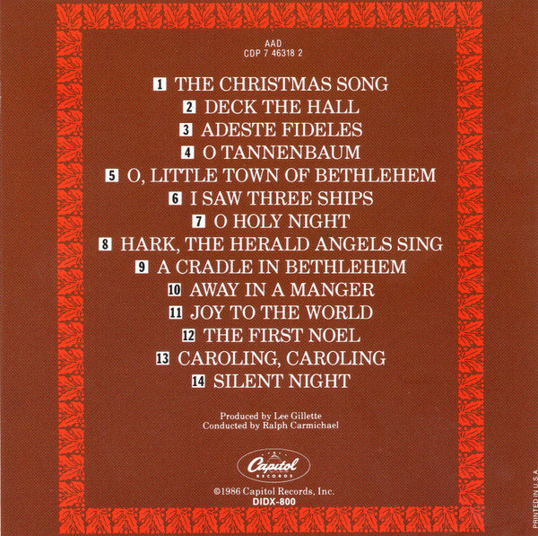Nat King Cole - The Christmas Song (CD) - Discogs image 6
