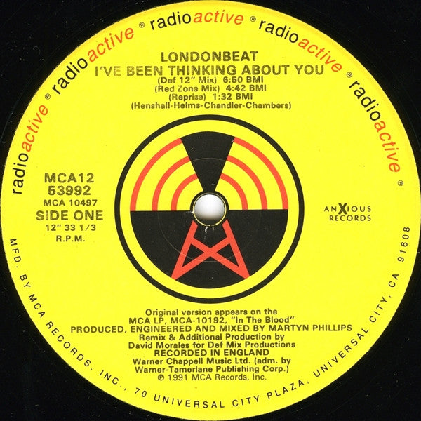Londonbeat - I've Been Thinking About You (12") - Discogs image 3