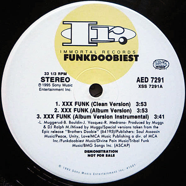 Funkdoobiest - XXX Funk (12") - Discogs image 3
