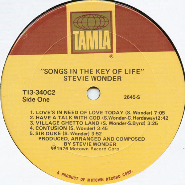 Stevie Wonder - Songs In The Key Of Life (2xLP) - Discogs image 5