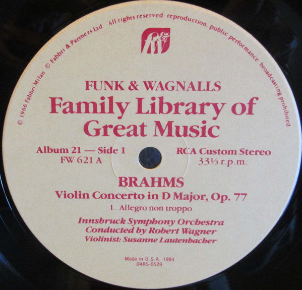 Johannes Brahms - Violin Concerto / Hungarian Dances (LP) - Discogs image 4