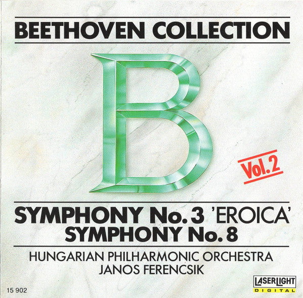 Ludwig van Beethoven - János Ferencsik, Hungarian National Philharmonic Orchestra - Symphony No. 3 'Eroica' / Symphony No. 8 (CD)
