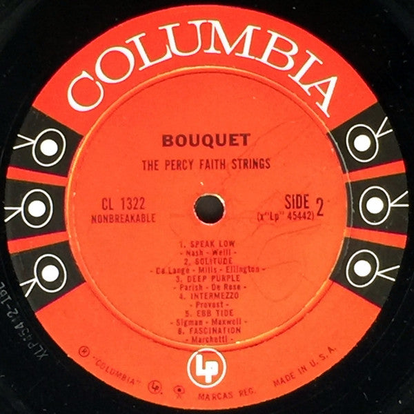 Percy Faith Strings, The - Bouquet (LP) - Discogs image 4