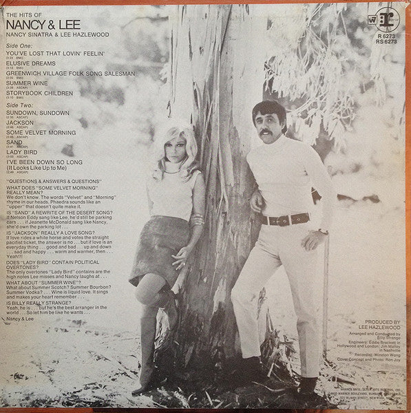 Nancy Sinatra & Lee Hazlewood - Nancy & Lee (LP) - Discogs image 2