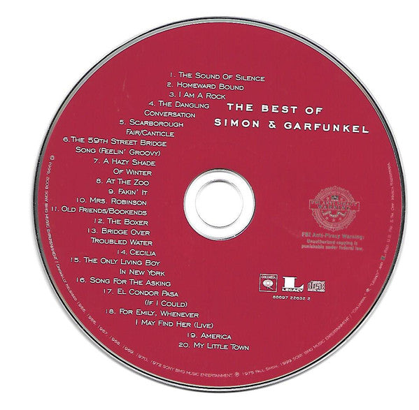 Simon & Garfunkel - The Best Of Simon & Garfunkel (CD) - Discogs image 3