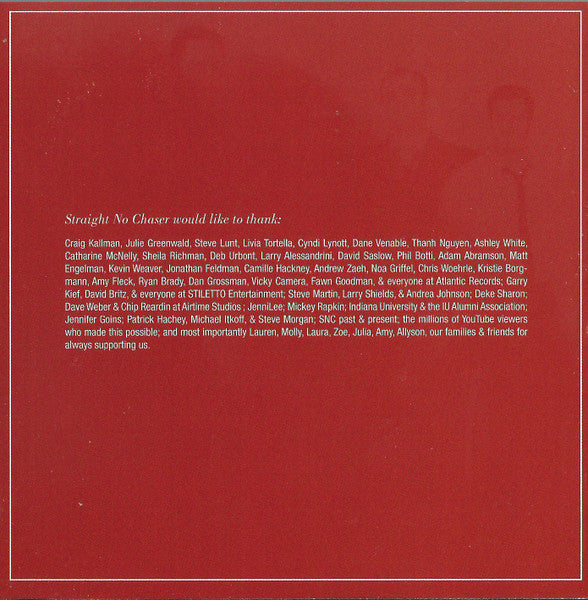 Straight No Chaser (3) - Christmas Cheers (CD) - Discogs image 6