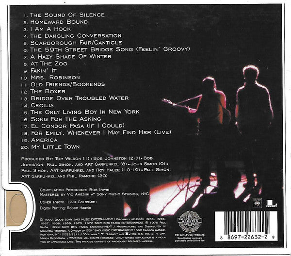 Simon & Garfunkel - The Best Of Simon & Garfunkel (CD) - Discogs image 2