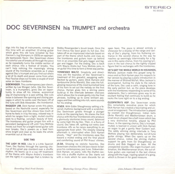 Doc Severinsen And His Orchestra - Fever! (LP) - Discogs image 3