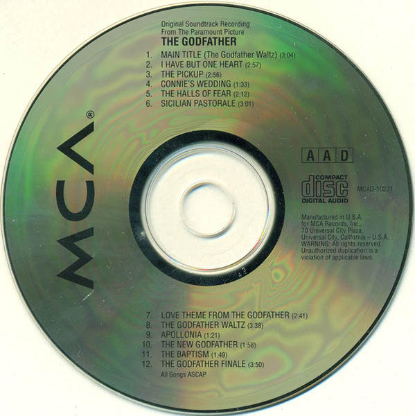 Nino Rota - The Godfather (CD) - Discogs image 5