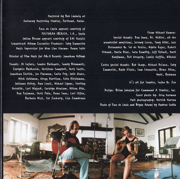 Michael Kamen - Don Juan DeMarco (Original Motion Picture Soundtrack) (CD) - Discogs image 7