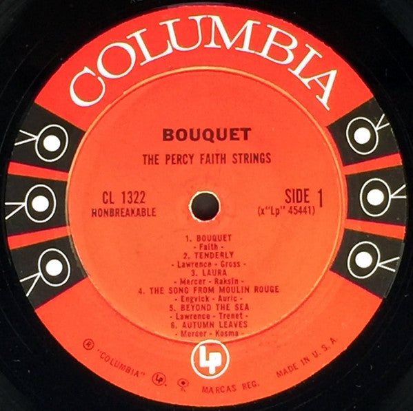Percy Faith Strings, The - Bouquet (LP) - Discogs image 3