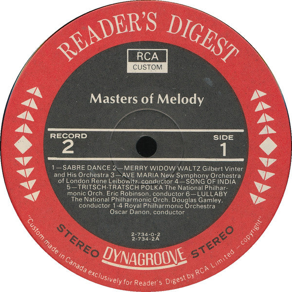 Various - Masters Of Melody (2xLP) - Discogs image 6