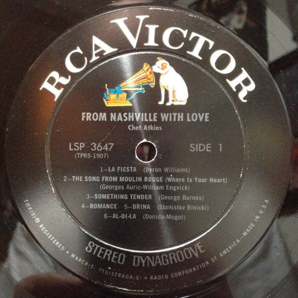 Chet Atkins - From Nashville With Love (LP) - Discogs image 3