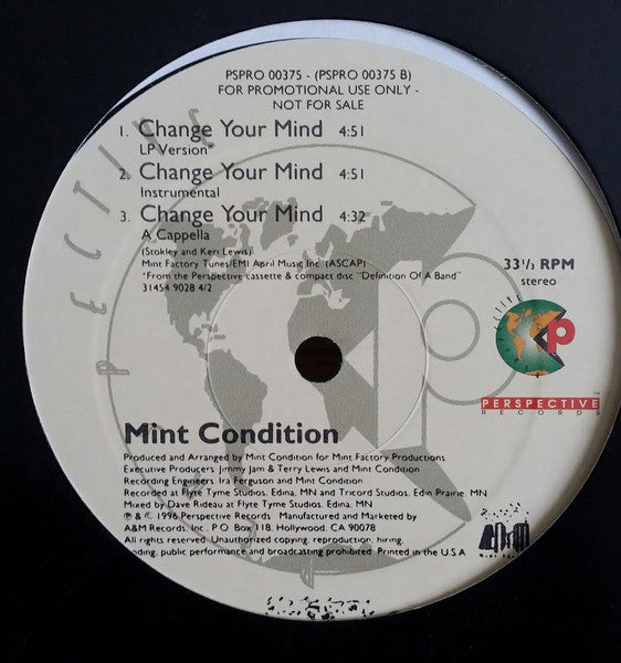 Mint Condition - You Don't Have To Hurt No More / Change Your Mind (12") - Discogs image 2