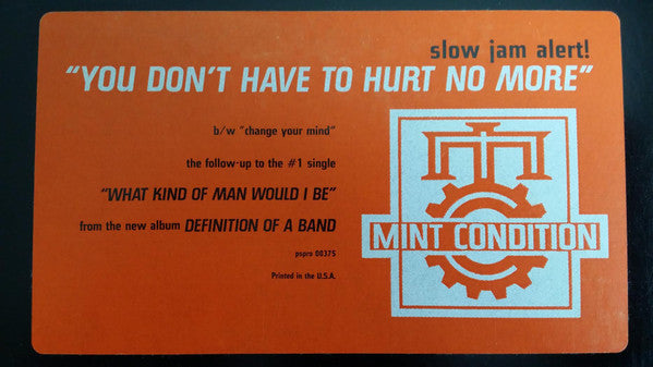 Mint Condition - You Don't Have To Hurt No More / Change Your Mind (12") - Discogs image 3