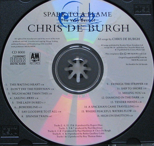 Chris de Burgh - Spark To A Flame (The Very Best Of Chris de Burgh) (CD) - Discogs image 4