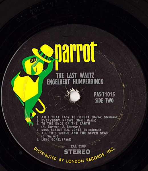 Engelbert Humperdinck - The Last Waltz (LP) - Discogs image 4