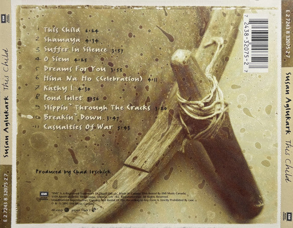 Susan Aglukark - This Child (CD) - Discogs image 2